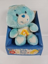 Vintage 1984 Kenner 13 inch Care Bears Wish Bear Plush READ