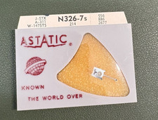 Vintage NOS Astatic N326-7s Genuine Diamond Phonograph Stylus Needle