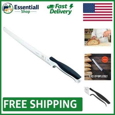 Chef's Choice 10-Inch High Carbon Bread Knife with Wavy Edge and Comfort Grip