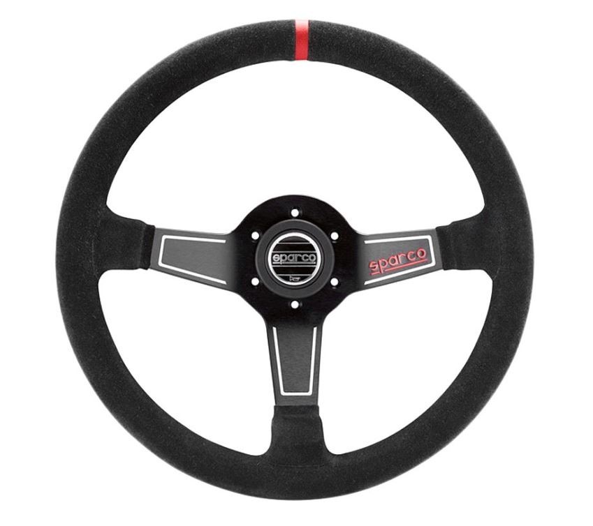 Sparco Steering Wheel Suede 350mm L575 Series Street Racing Performance Track