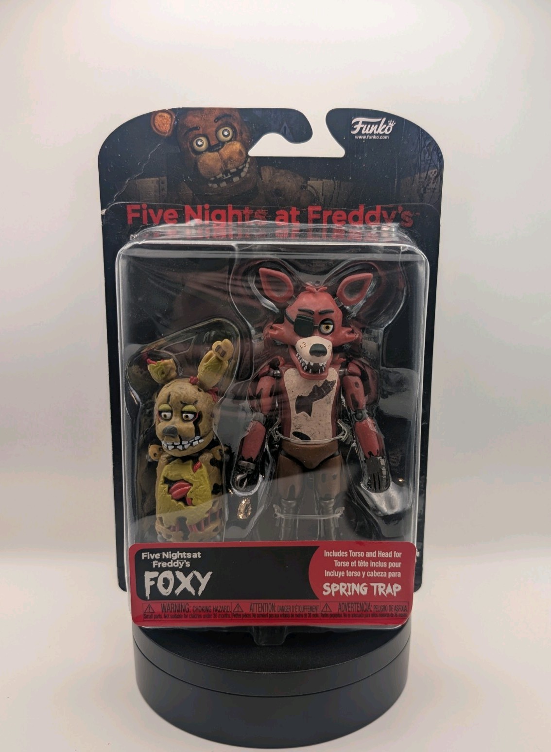 Five Nights at Freddys FOXY 5" Action Figure FUNKO 2016 OFFICIAL SPRINGTRAP BAF