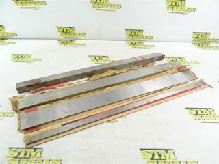 4PCS (6LBS) OF ASSORTED STAINLESS STEEL BAR STOCK D 2 & 01 TOOL STEEL 4142SS