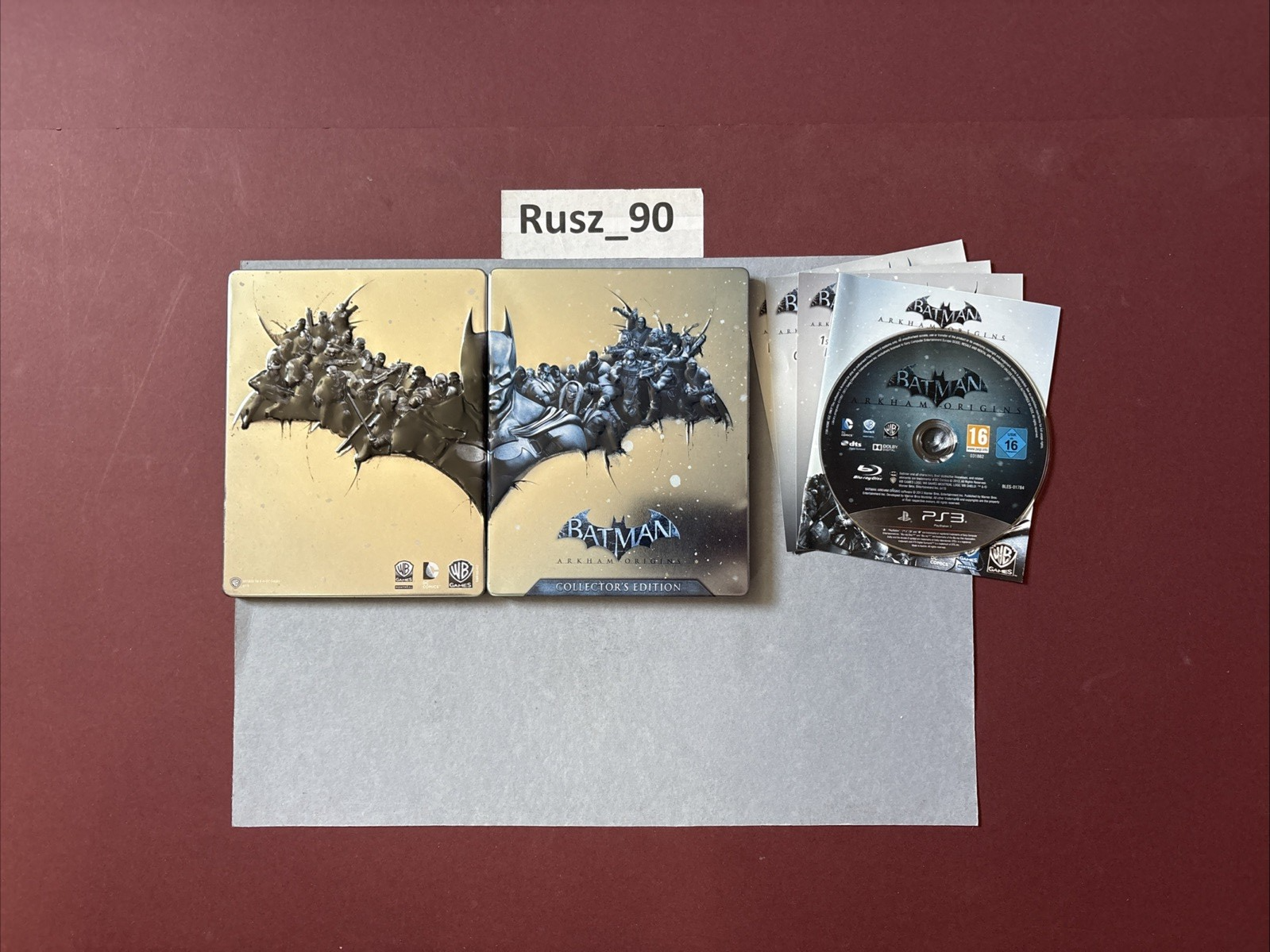 Batman Arkham Origins PS3 Steelbook Collector’s Edition UK PAL EXC COND NO DLC