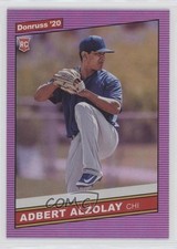 2020 Panini Donruss Retro 1986 Holo Purple Adbert Alzolay (Base) #258 1u6