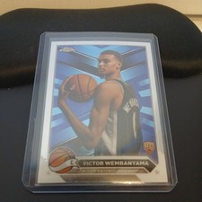 2024 Topps Chrome Basketball Rookie Card Victor Wembanyama #1  Spurs RC