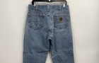 Carhartt Men's Blue Denim Light Wash 5-Pocket Design Straight Jeans — photo 4