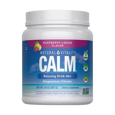 Natural Vitality Calm Raspberry-Lemon Drink Mix, 20 oz (FREE SHIPPING)