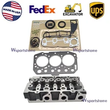 3TNV74 Cylinder Head Assy & Full Gasket Set for Yanmar Engine 119C10-11740
