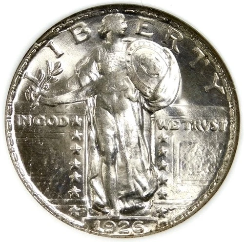 🗽🥶💃🦅🪩🥰NGC MS64 1926 D STANDING LIBERTY QUARTER