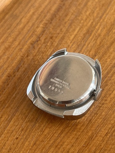 Reloj Agon Vintage Raro Caja Asimétrica Años 60 60 Hecho en Suiza Raro - Imagen 8 de 10