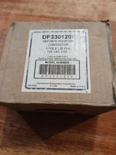 Definite Purpose Contactor DP330120F 3 Pole 30FLA 120 VAC Coil