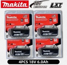 Genuine 4 Pack Makita BL1860B-2 18V LXT Lithium Ion 6.0Ah Battery USA-Ship