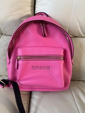 Pink Coach Mini Backpack