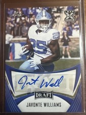 2021 Javonte Williams Leaf Draft Auto Rookie