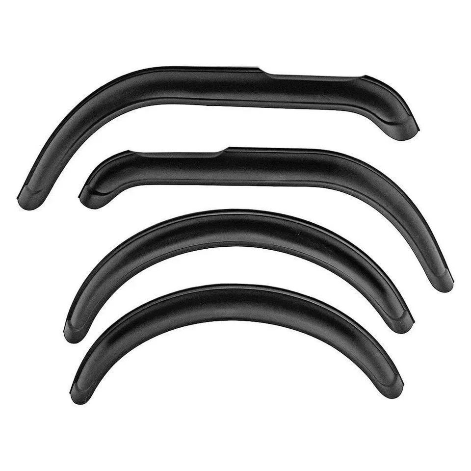Omix-ADA Front Rear Black Thermoplastic Fender Flares for Jeep CJ5 CJ7 Scrambler Foto 4 de 4