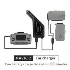 Dual Charging USB Controller Battery Car Charger Hub For DJI Mavic 2 Pro/Zoom