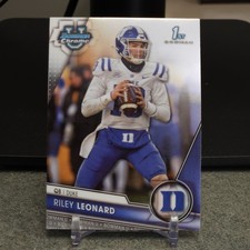 Riley Leonard 1st Bowman (RC) DUKE Univ 2023 Topps Bowman U #6