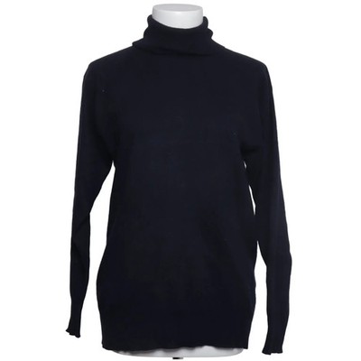 Fabiani, Rollkragenpullover, Größe: S, Blau, Kaschmir, Einfarbig #ETp