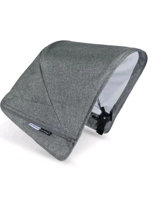 Brandneu Bugaboo Donkey3 grau melange ausziehbares Verdeck Sonnendach 