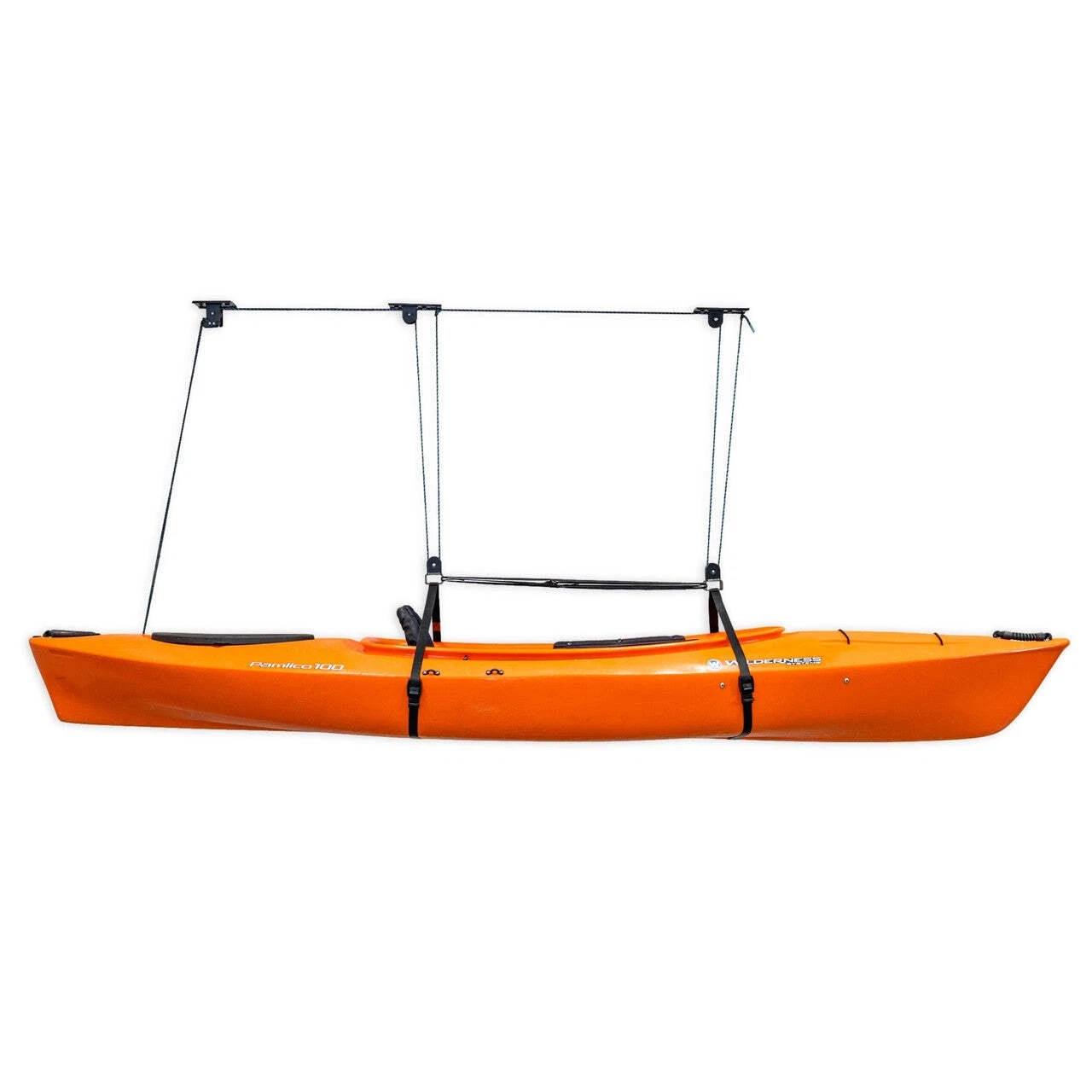 Teal Triangle Kayak Ceiling Storage Hoist - Thumbnail 2