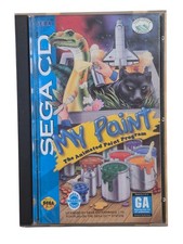 My Paint: The Animated Paint Program Sega CD, 1994 -Disc & Manual Only Free Ship