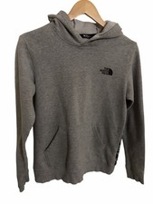 The North Face Boys XL 14/16 Gray Pullover Hoodie Mountain Graphic Long Sleeve