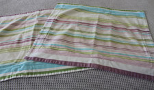 Pottery Barn Canvas Stripe Set Of 2 Coastal Pillow Shams