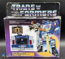 Transformers G1 SOUNDWAVE & BUZZSAW 100  Complete Pre Rub 1984 Canadian Box RARE