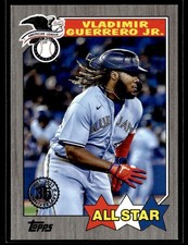 2022 Topps #87AS-11 Vladimir Guerrero Jr. 1987 35th All-Stars Black #/299