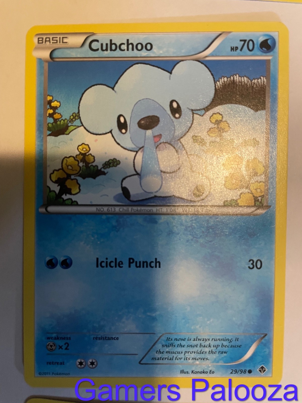 Cubchoo 29/98 Common Emerging Powers Pokemon Lightly Played