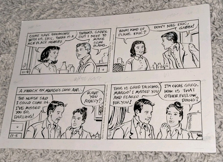 Frank Bolle Apartment 3-G 2015 Original Daillies Comic Cartoon Artwork Comic Art