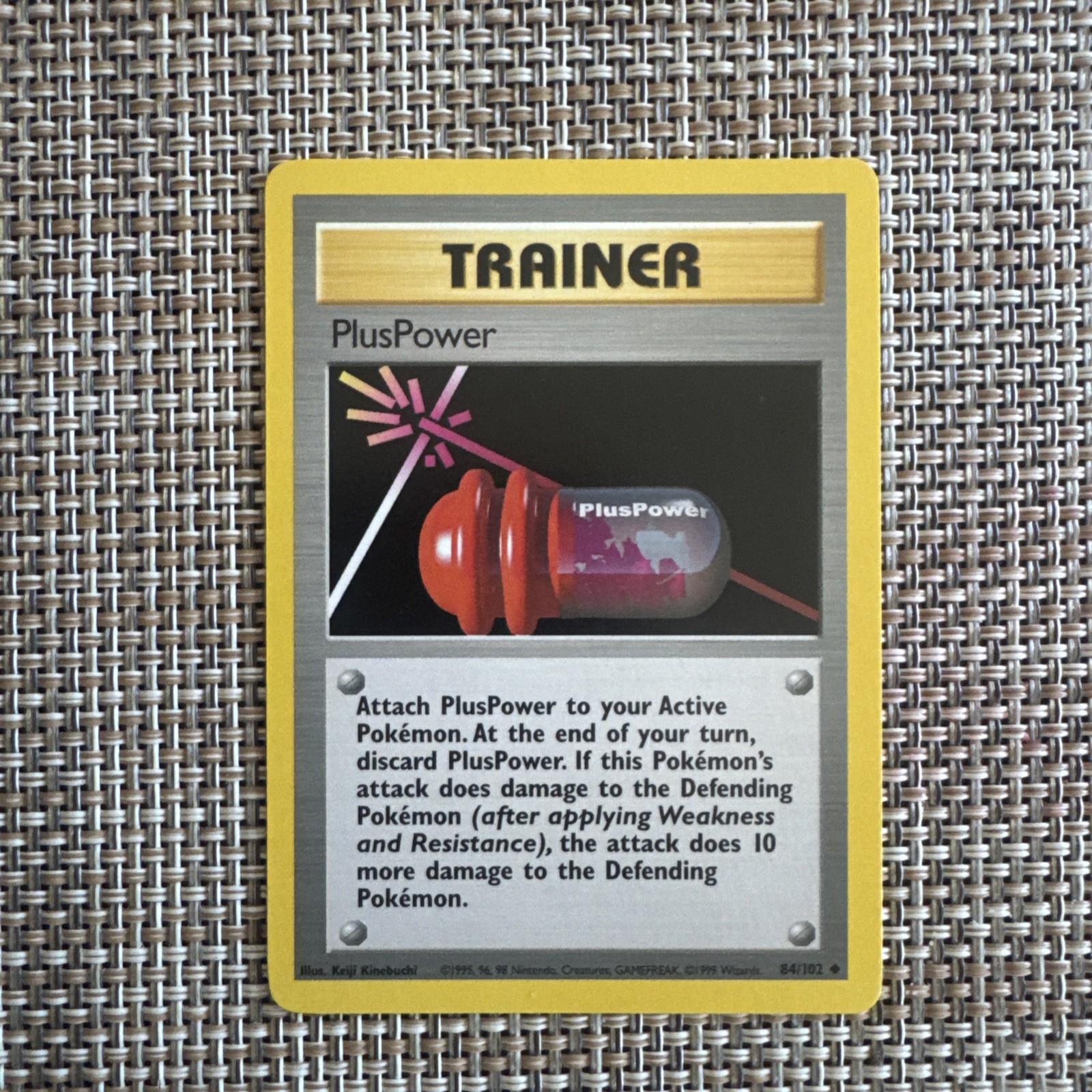 PLUSPOWER - 84/102 - Base Set - Pokemon Card - NM