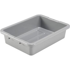 Global Industrial NSF Plastic Bus Tub 20"L x 15"W x 5"H Gray Lot of 12
