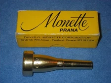 DAVID G. MONETTE PRANA RESONANCE MOUTHPIECE for KEY of C TRUMPET - GOLD C4 77