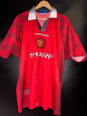 MANCHESTER UNITED CANTONA 1996-1997 ORIGINAL JERSEY Size XL | eBay