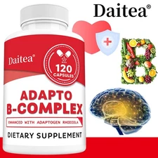 Adapto-B Complex-Immune Health, Mood & Stress Relief, Energy Support-120Capsules