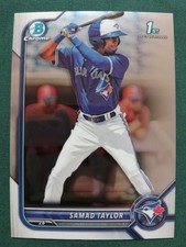 2022 Bowman Chrome Prospects Samad Taylor #BCP-92 (RC) NM Jays Free Shipping