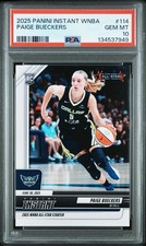 Paige Bueckers RC - 2025 Panini Instant WNBA #114 ALL-STAR PSA 10 (IN HAND)(QTY)