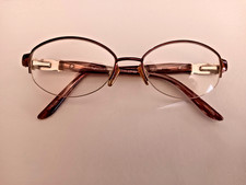 Sophia Loren Beau Rivage 68 Zyloware 077 Half Rimmed Metal Eyeglasses