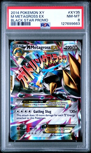 M Metagross-EX graded PSA 8 for sale on eBay