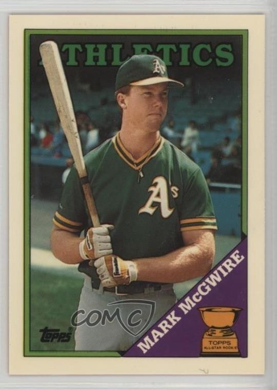 1988 Topps All-Star Rookie Collector's Edition (Tiffany) Mark McGwire #580 5c2