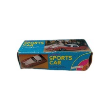 Vintage 1970s 9  LUCKY SPORTS CAR Tin Litho Friction BOXED MF 753............102