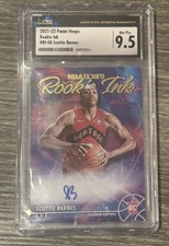 Panini 2021-22 NBA Hoops Rookie Ink Scottie Barnes Auto RI-SB SGC 9.5 Raptors