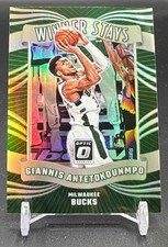 2023-24 Panini Donruss Optic Giannis Antetokounmpo #1 Winner Stays Holo Bucks