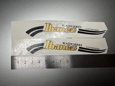 2Sets Metallic Ink Headstock Waterslide Decals For Ibanez Electric Guitar Bass