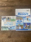 Wii Sports and Wii Sports Resort Lot Bundle. Tested, Working. (READ DESCRIPTION)