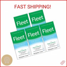Fleet Liquid Glycerin Suppositories, 4 Bottles x 7.5 mL Pack of 5