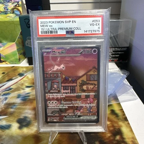 2023 POKEMON SVP PROMO 151 ULTRA-PREMIUM COLLECTION #053 MEW EX PSA 4