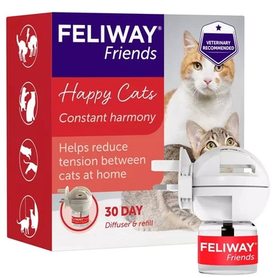 Feliway Friends 48ml Refill X 3 Value Pack | 30 Day Cat Harmony Calming Diffuser