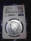 2023 Silver Peace Dollar MS70 NGC First Day Of Issue - Signed by David J. Ryder